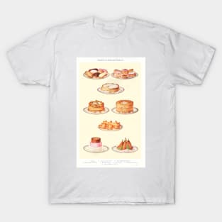 Sweets & Gateaux, from Mrs. Beeton's Book of Household Management T-Shirt